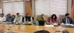 Officials from MoPDSI address the attendees during the 4RF ME consultative session in PDD Balochistan 1 MEDIA