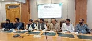 Officials from MoPDSI address the attendees during the 4RF ME consultative session in PDD Balochistan 11 MEDIA
