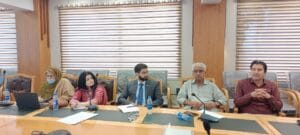Officials from MoPDSI address the attendees during the 4RF ME consultative session in PDD Balochistan 3 MEDIA